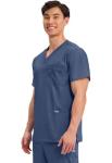 Cherokee Men's V-Neck Scrub Top with Pockets