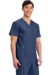 Cherokee Men's V-Neck Scrub Top with Pockets
