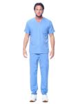 Dagacci Unisex V-Neck Super Stretch Scrub Set