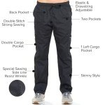 Unisex Black Medical Scrub Set for Men and Women