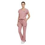 VIAOLI Scrubs for Women - V-Neck Top & Cargo Pants Uniform Women’s Medical Scrubs Set for Nurses, Doctors