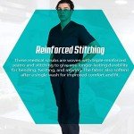 Men's Black Medical Scrub Set by M&M