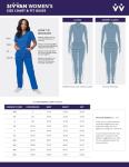 Sivvan Scrubs for Women - Mock Wrap & Cargo Pants Scrub Set - S8401 - Ceil Blue - XL