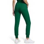 Anwrtuk Scrub Pants for Women with 5 Pockets, Medical Jogger Bottoms Pants with Slim Mid Rise Drawstring Waistband, Soft 4-Way Stretch Fabric Hunter Green