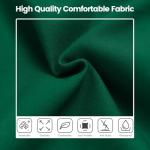 Anwrtuk Scrub Pants for Women with 5 Pockets, Medical Jogger Bottoms Pants with Slim Mid Rise Drawstring Waistband, Soft 4-Way Stretch Fabric Hunter Green