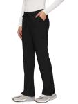 floralhue Women’s Scrub Pants – Soft Stretch Cargo with 8 Pockets, Loose Fit – Consider Sizing Down Black