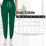 Anwrtuk Scrub Pants for Women with 5 Pockets, Medical Jogger Bottoms Pants with Slim Mid Rise Drawstring Waistband, Soft 4-Way Stretch Fabric Hunter Green