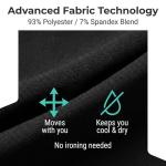 MediChic Jogger Scrub Pants for Women, Soft 4-Way Stretch Women's Medical Scrub Pants, 5-Pockets with Elastic Waistband and Drawstring, for Nurses, Doctors, and Health Workers, Black