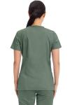 Cherokee Medical Women's Scrub Top V-Neck Modern Classic Fit with 3 Pockets, Ultra Soft and 2-Way Stretch Fabric - WW620, XL, Olive