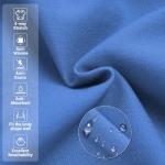 Dvoliaw Medical Scrub Pants for Women, Jogger Scrub Pants with 5 Pockets Drawstring Cargo Pants Mid-Rise Womens Scrubs Pant Sky Blue