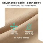 MediChic Jogger Scrub Pants for Women, Soft 4-Way Stretch Women's Medical Scrub Pants, 5-Pockets with Elastic Waistband and Drawstring, for Nurses, Doctors, and Health Workers, Khaki