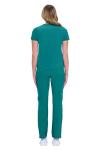 Natural Uniforms Womens 11 Pocket Cool Stretch Cargo Scrub Set (True Hunter Green, 3X-Large)