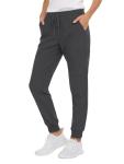 Nautica Scrub Pants for Women, Breathable Drawstring Jogger Scrubs for Women, 5 Pocket Stretch Soft Scrub Bottoms for Woman Charcoal
