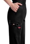 Dickies Women's Petite EDS Signature Scrubs Pull-On Cargo Pant, Black, X-Large/Petite