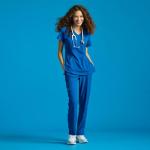 BARCO Skechers Vitality Charge Slim Fit Scrub Jogger for Women – Black, Mid-Rise, 4-Pocket Bottoms w/ 4-Way Stretch – Moisture Wicking, Quick-Shed, Anti-Static – 3XL, Regular Fit