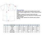 Unisex V Neck Medical Scrubs Set - Royal, M
