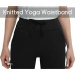 QBK High Rise Yoga Scrub Pants Women - Straight Wide Leg Uniform Pants with Cargo Pocket, Anti-Wrinkle & Knit Yoga Waistband (Regular, Black, S)