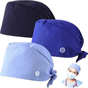 Adjustable 3-Piece Gourd-Shaped Working Cap Set