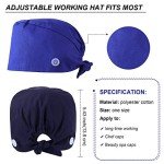 Adjustable 3-Piece Gourd-Shaped Working Cap Set