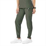 WonderWink W123 Women's Olive Cargo Jogger Pants