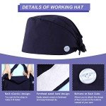 Adjustable 3-Piece Gourd-Shaped Working Cap Set