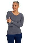 Healing Hands Women's Longsleeve Soft Knit Scrub Tee