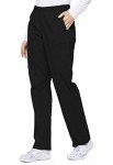 Dickies Women's Black Elastic Waist Scrub Pants