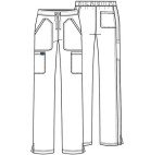 Cherokee Women's Black Mid Rise Flare Pants
