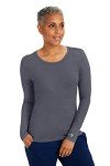 Healing Hands Women's Longsleeve Soft Knit Scrub Tee