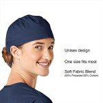 WonderWink Unisex Navy Tie Back Scrub Cap