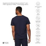 FIGS Chisec Men's Navy Scrubs with 3 Pockets