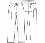 Cherokee Originals Unisex Cargo Pants, Black