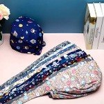 12 Pack Adjustable Women’s Nursing Caps with Buttons