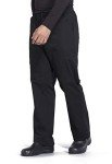 Cherokee Men's Scrub Pants with Elastic Waist, Black