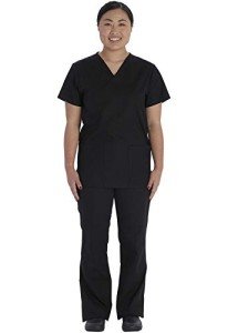 Vital Threads Unisex Scrub Set, V-Neck & Pants