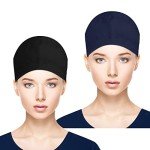 Women's Adjustable Working Caps with Button and Sweatband