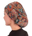Coral Riley Medical Scrub Caps - Adjustable Closure