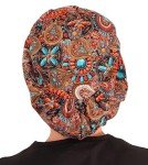 Coral Riley Medical Scrub Caps - Adjustable Closure