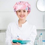 Satinior 6-Piece Printed Nursing Caps with Buttons