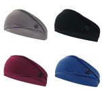 YONUF Women's Medical Headbands with Buttons - 4 Pack