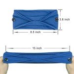 YONUF Women's Medical Headbands with Buttons - 4 Pack