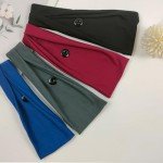 YONUF Women's Medical Headbands with Buttons - 4 Pack