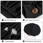 Geyoga 10 Soft Bouffant Caps with Buttons