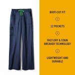 Carhartt Women's Navy Cross-Flex Utility Scrub Pant