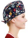 Gourd-Shaped Adjustable Working Caps with Buttons - 8 Pack