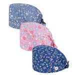 Adjustable Bouffant Hats for Women - 3 Pack