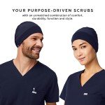 Navy Unisex Expandable Scrub Cap by FIGS