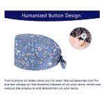 Adjustable Bouffant Hats for Women - 3 Pack