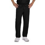 Landau Reversible Comfort Stretch Scrub Pants - Black