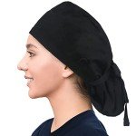 Iris Craft Adjustable Satin-Lined Working Cap - Black